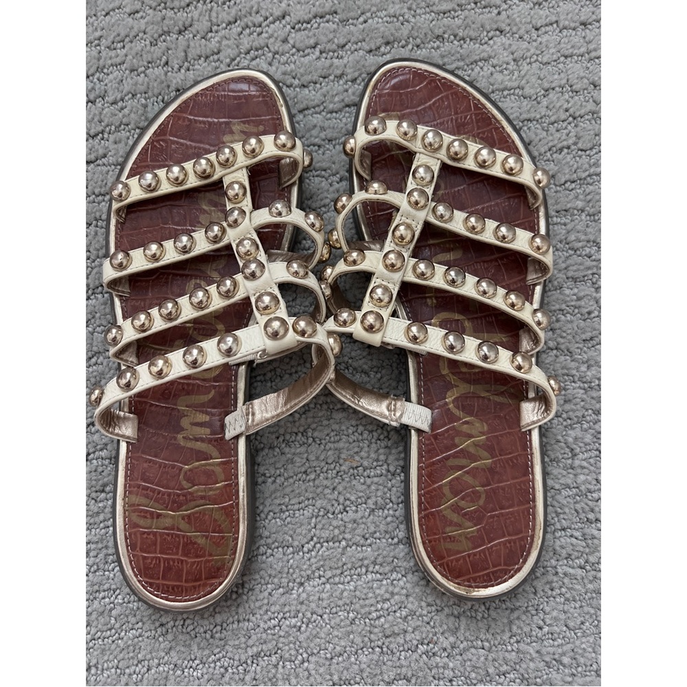 SAM EDELMAN Studded Sandals, Size: 7